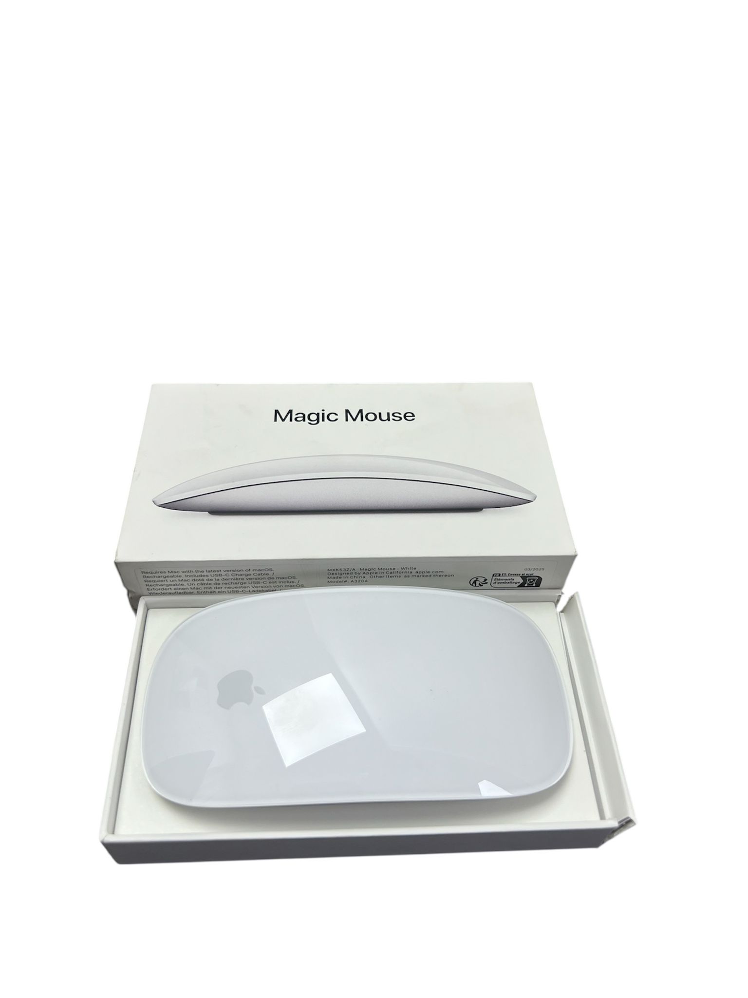 Pre-owned Apple Magic Mouse USB-C Wireless 2024 (A3204) Boxed